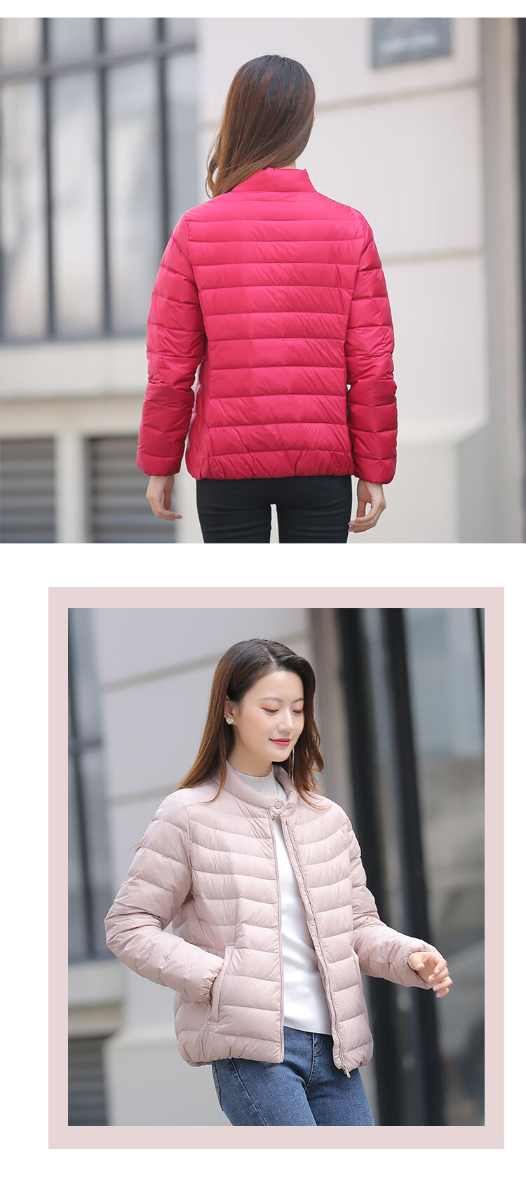 波司登旗下品牌雪中飞羽绒服女轻薄女士轻薄服冬季短款外套保暖百搭