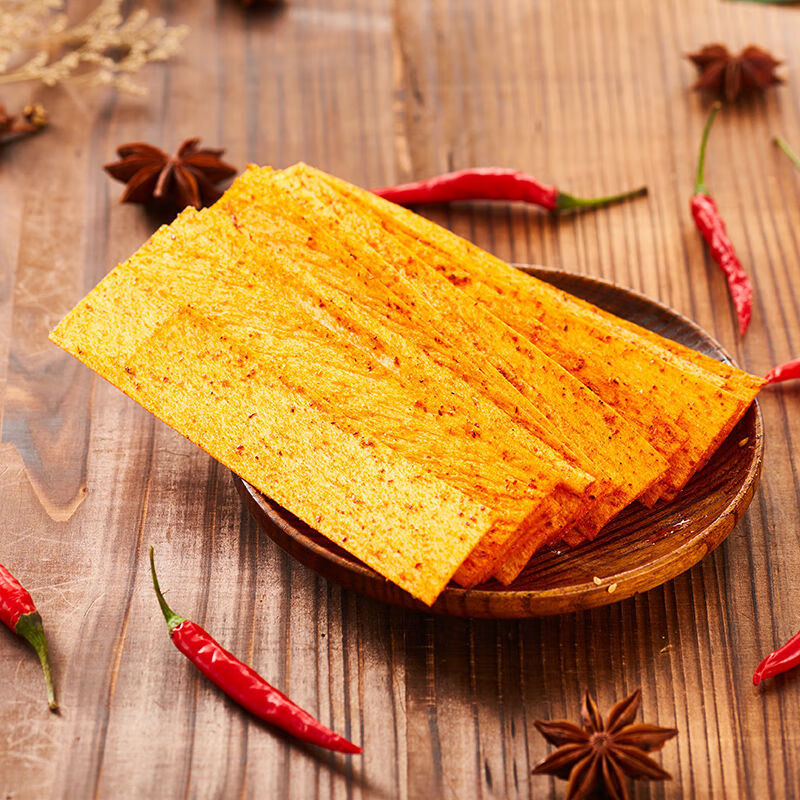 李碧波烤鹅皮8090儿时辣条湖南麻辣香辣片网红小吃老式零食品烤鹅皮味