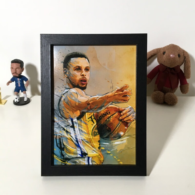 尼克杨莫兰特欧文杜兰特库里纪念品礼物相框画摆件科比詹姆斯詹姆斯