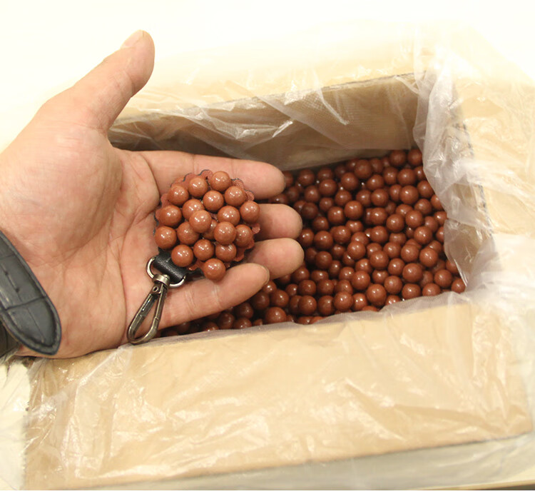 弹弓子弹弹弓泥丸8mm/9mm/10mm珠安全泥球泥粮陶丸超硬 2公斤9-10mm