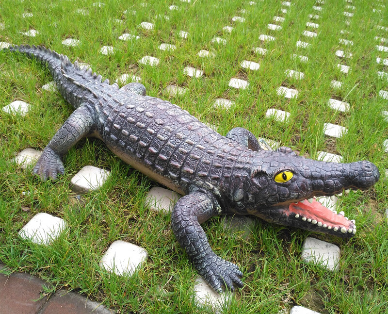 3米软皮搪胶尼罗爬行动物玩具模型认知摆件礼品 定制 72cm软胶鳄鱼送