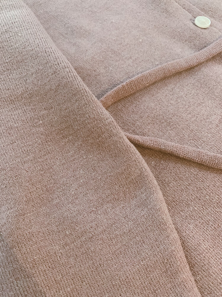南极人【温柔花纱羊绒混纺】燕麦紫薯/燕麦灰法式纯色针织收腰op