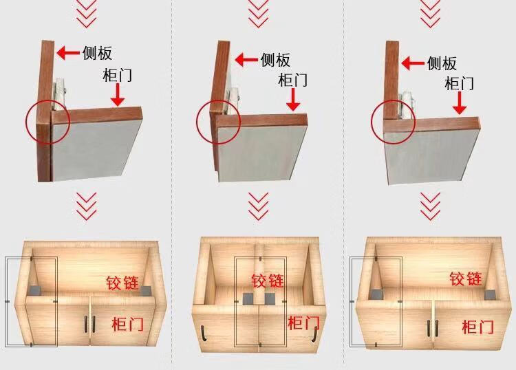 合页304不锈钢液压缓冲阻尼铰链橱柜门衣柜大弯中弯飞机烟斗合页 2.