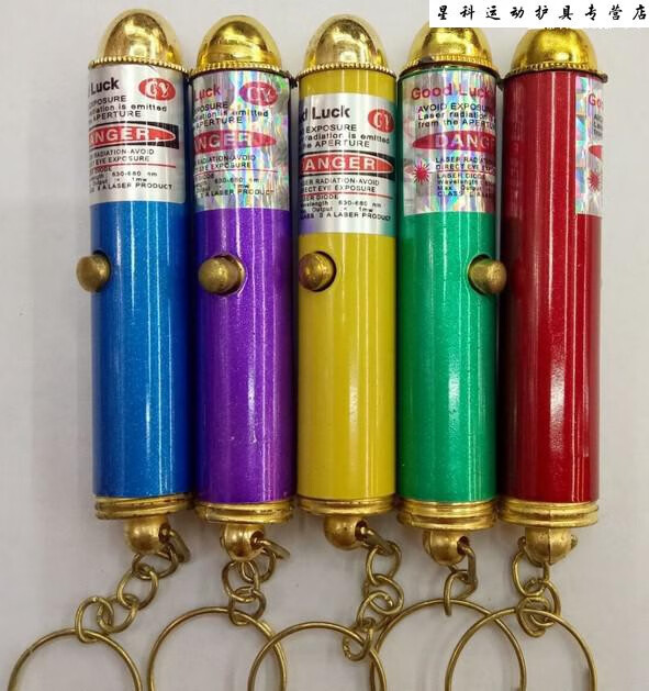 儿童玩具红点灯激光灯灯射远灯教学灯多头小电筒图案usb充电绿光红光