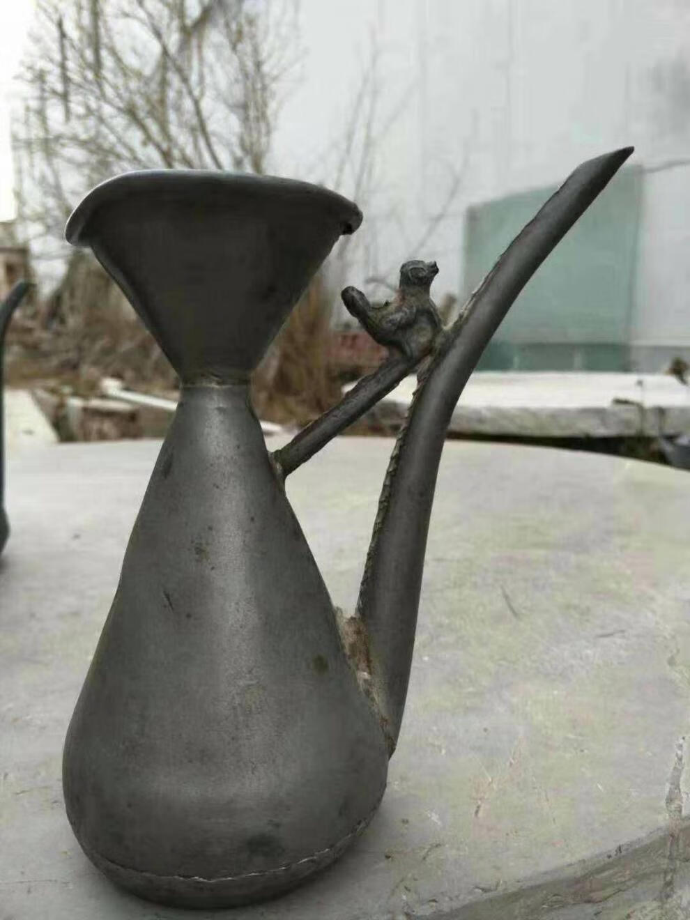 烫酒壶锡壶古玩杂项老物件收藏怀旧纯手工锡壶茶壶酒壶温酒壶摆件