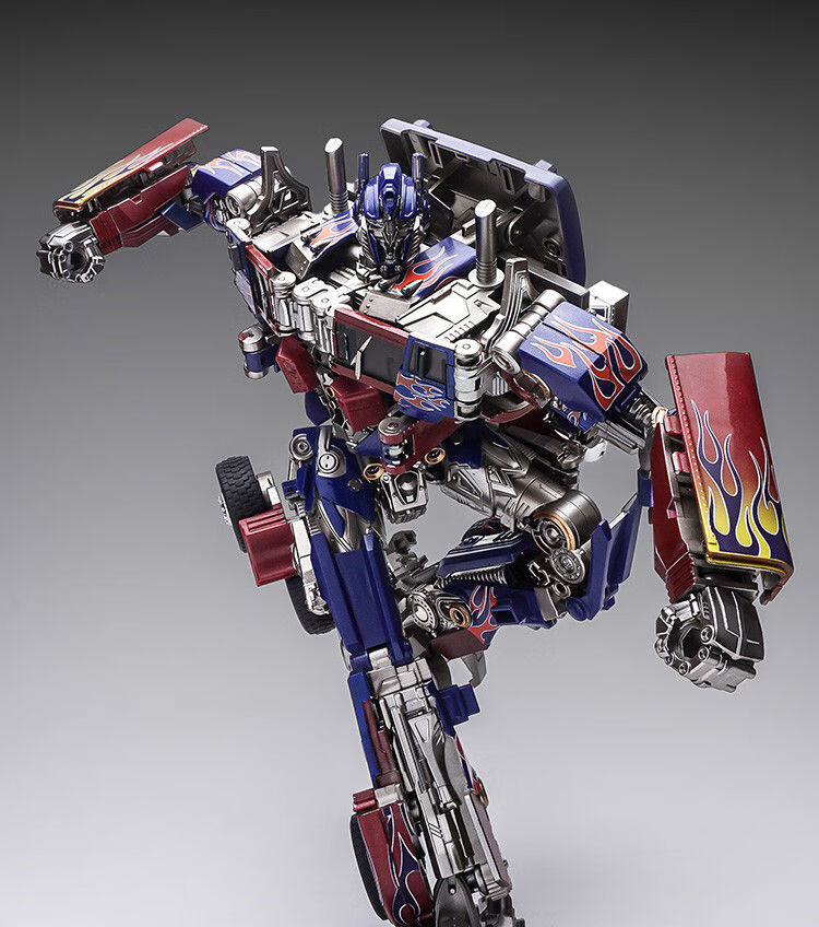 机器人模型男孩子儿童玩具合金版收藏摆件礼物l级擎天柱约25厘米高