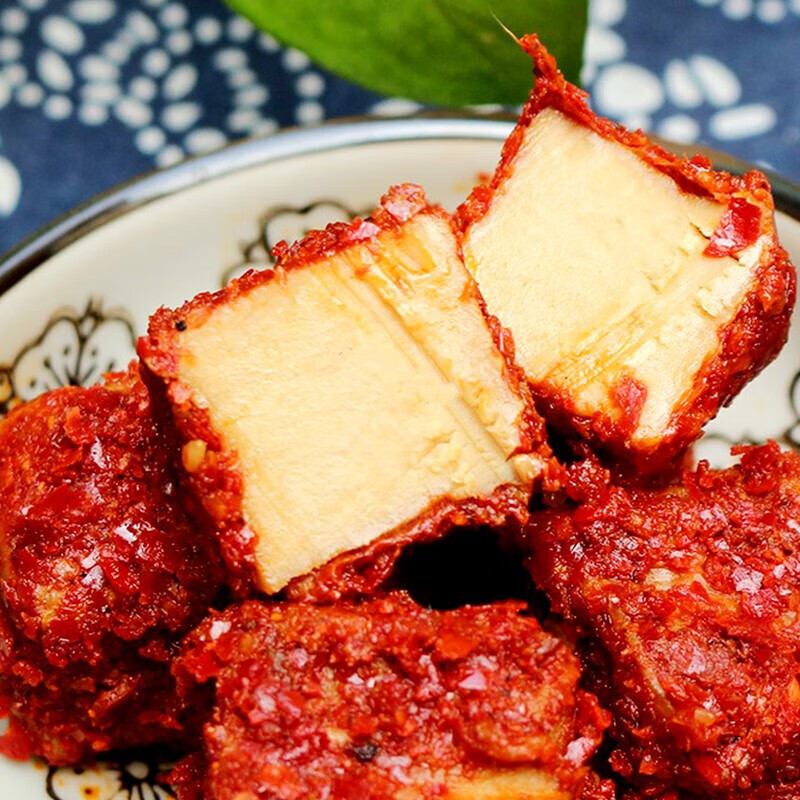 陕南土特产紫阳霉豆腐安康石泉豆腐乳农家自制陕西汉阴岚皋红豆腐400g