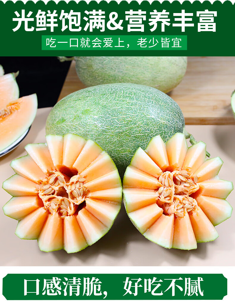 现摘顺丰海南哈密瓜新鲜整箱西州蜜瓜小蜜25号晓蜜哈蜜瓜鲜甜哈密瓜单