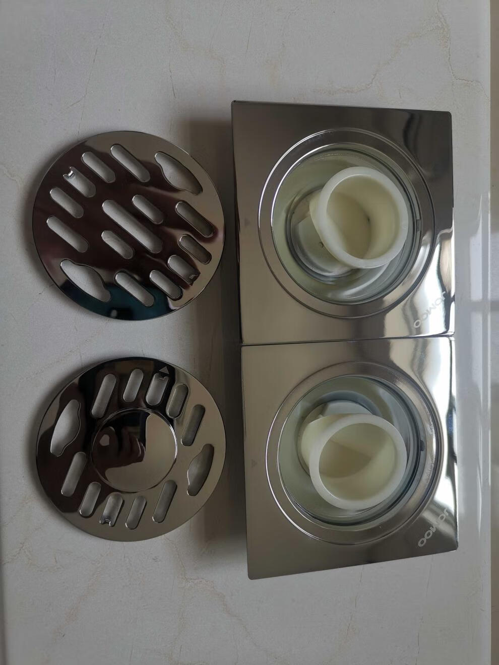 浦捷仕jomoy舒适地漏92053/92052下水防臭不锈钢地漏洗衣机地漏镀铬带