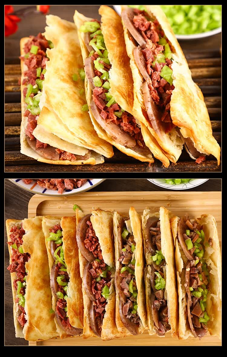 正宗驴肉火烧河北特产1斤肉10个饼配1根焖子真空包装现做现发1斤熟板