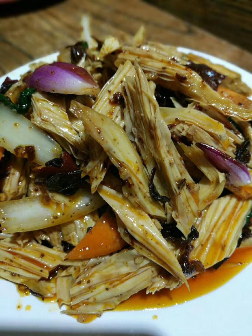 鸡西冷面菜辣菜东北黑龙江特色特产家乡味道干豆腐 银耳 山桔梗 干