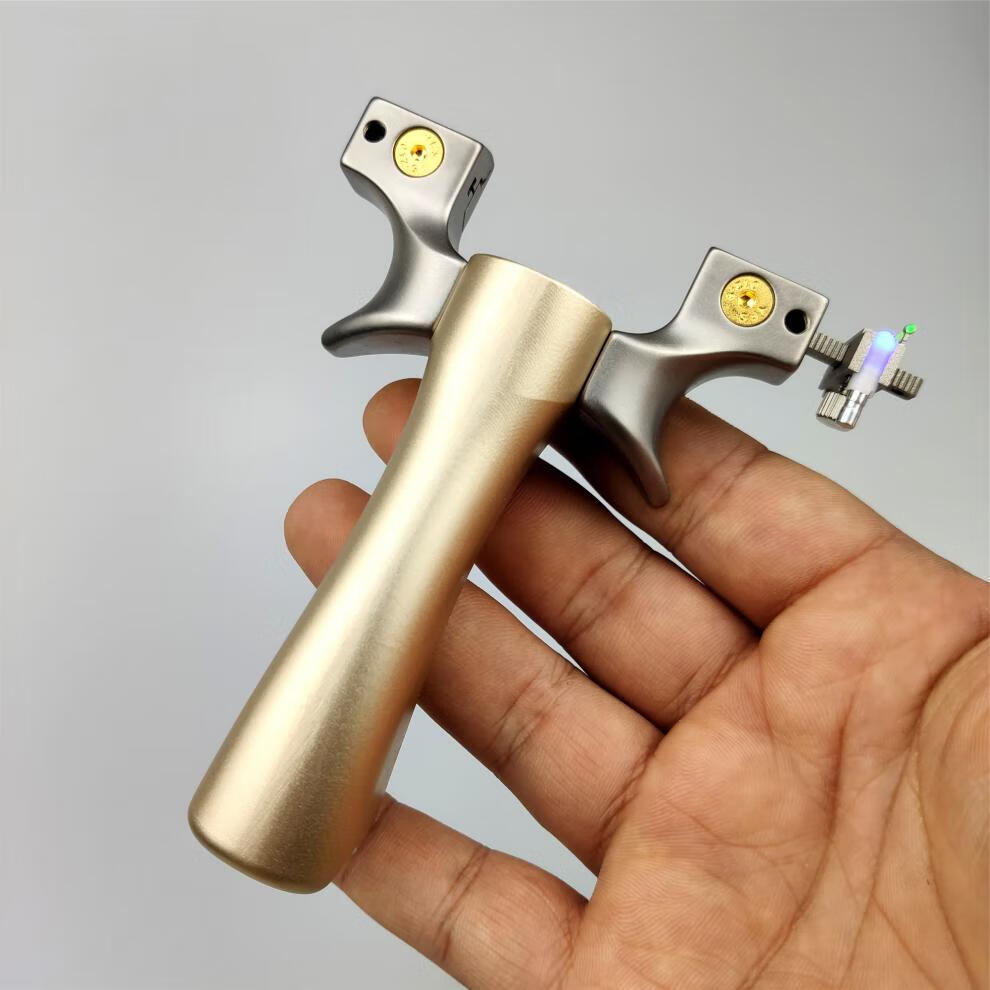 高准度成人弹弓传奇2020钛合金弹弓快压免绑扁皮弓tc21精准弹工器眭氏