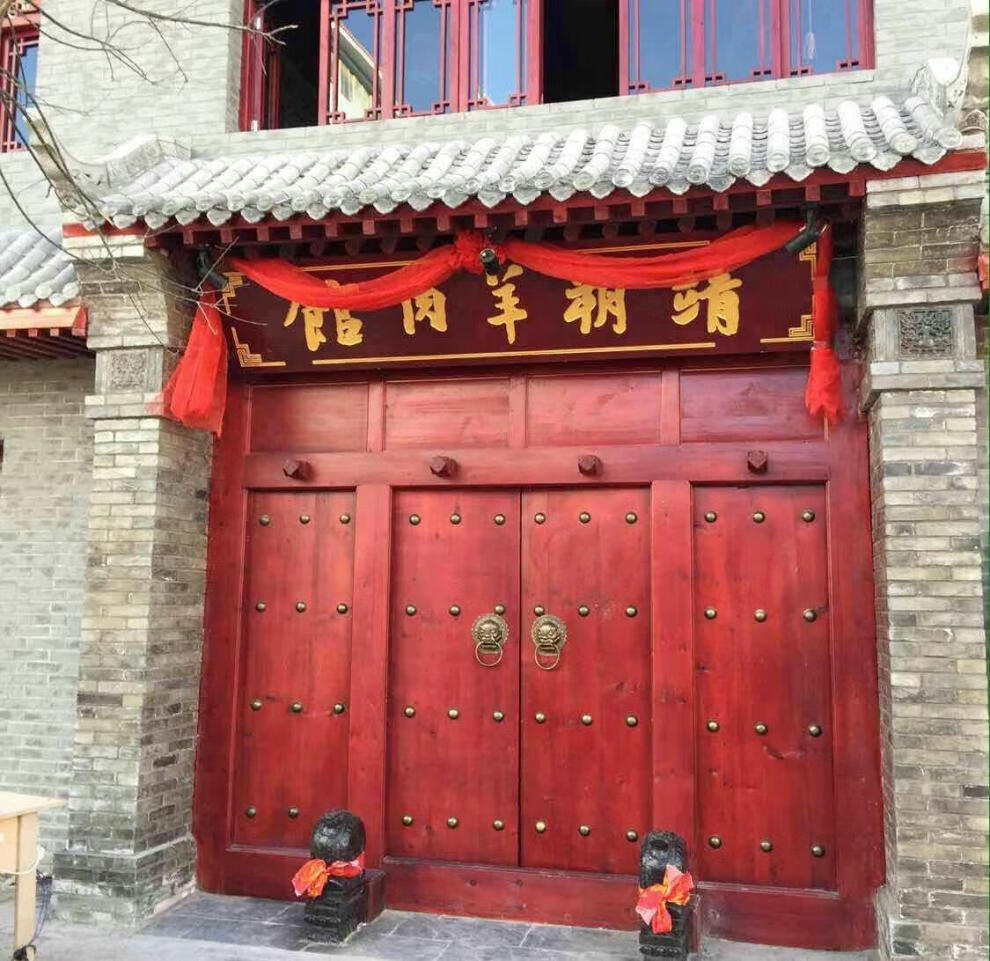 仿古兽头中式纯铜仿古铜门环拉手狮头大门虎头拉手木门把手铜拉环双面