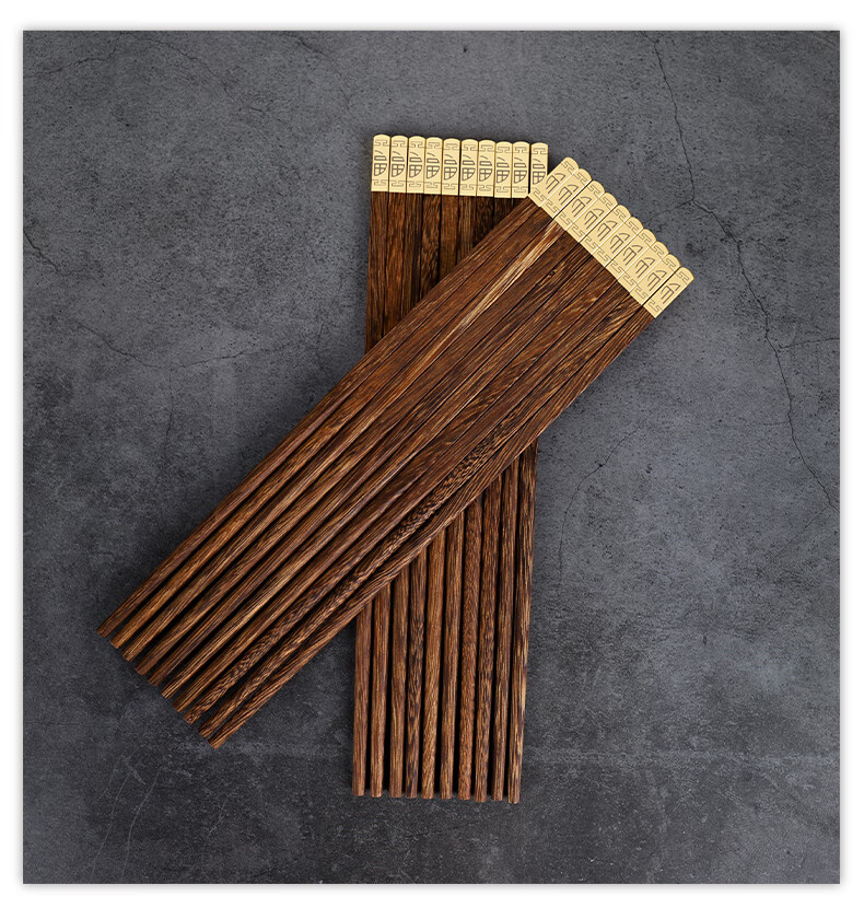 2022新款张小泉筷子木张小泉筷子鸡翅木家用2021家庭新款精品霉高颜值