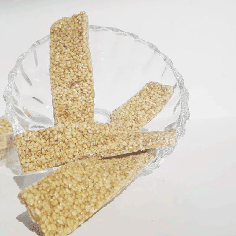 阳芝麻糖老式酥片米花麦芽糖传统糕点河北邯郸鸡泽县特产8袋白芝麻糖