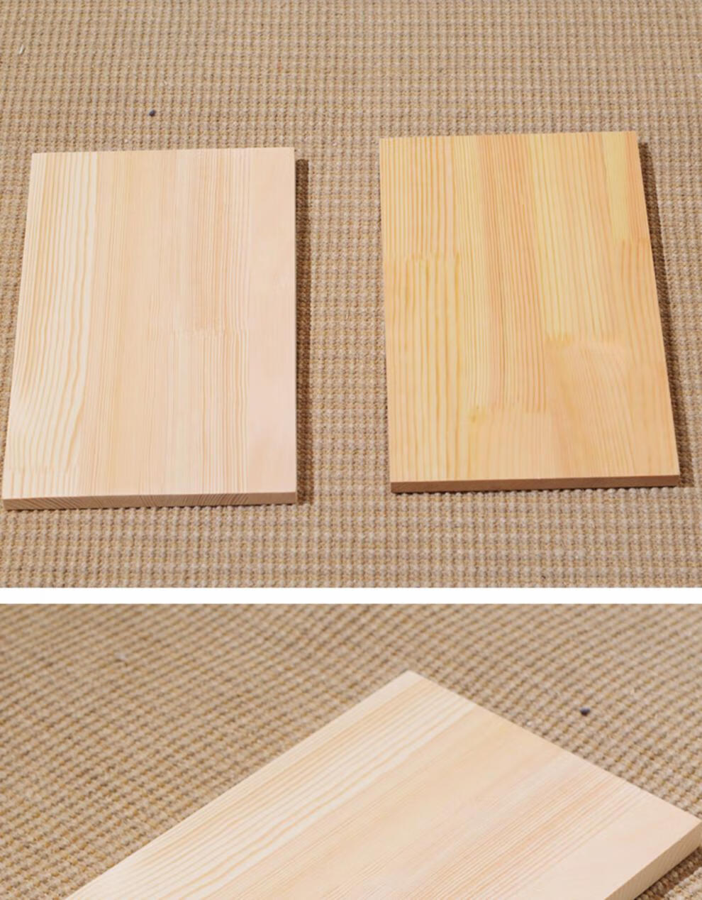 定制实木清漆一字隔板墙上置物架搁板墙壁免打孔木板货架书架层板 40*