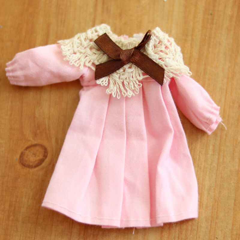 换装17cm16厘米bjd小娃娃衣服8分ob11学院风套装时装裙婚纱礼服24号