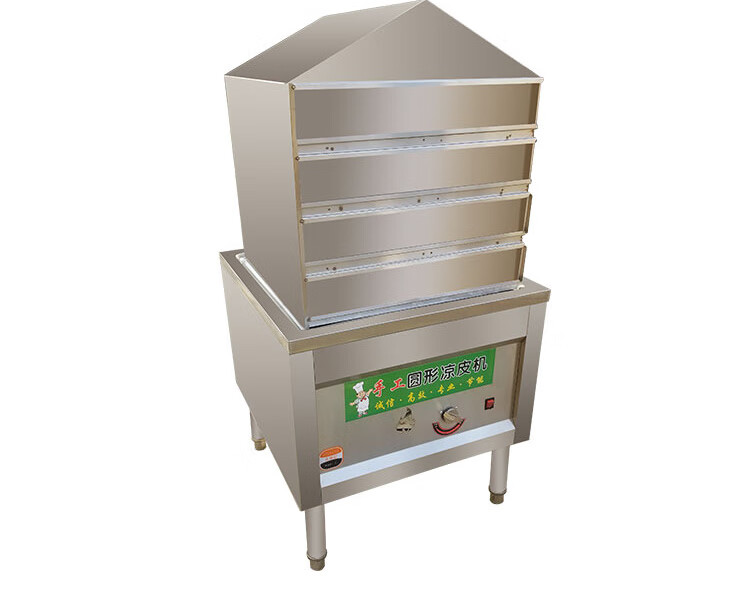 凉皮蒸箱蒸凉皮机多层商用抽屉式上下翻盖式仿手工圆形燃气做凉皮机器