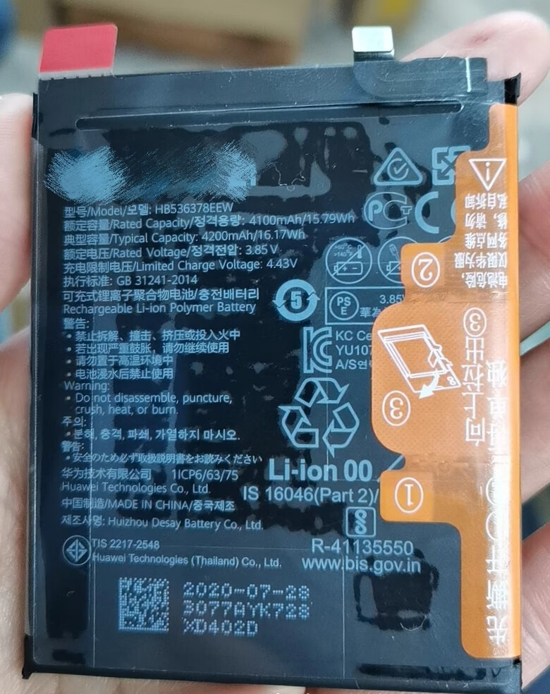 适用适用华为手机电池mt30pro p40pro mate40pro纯原无码装机可以正常