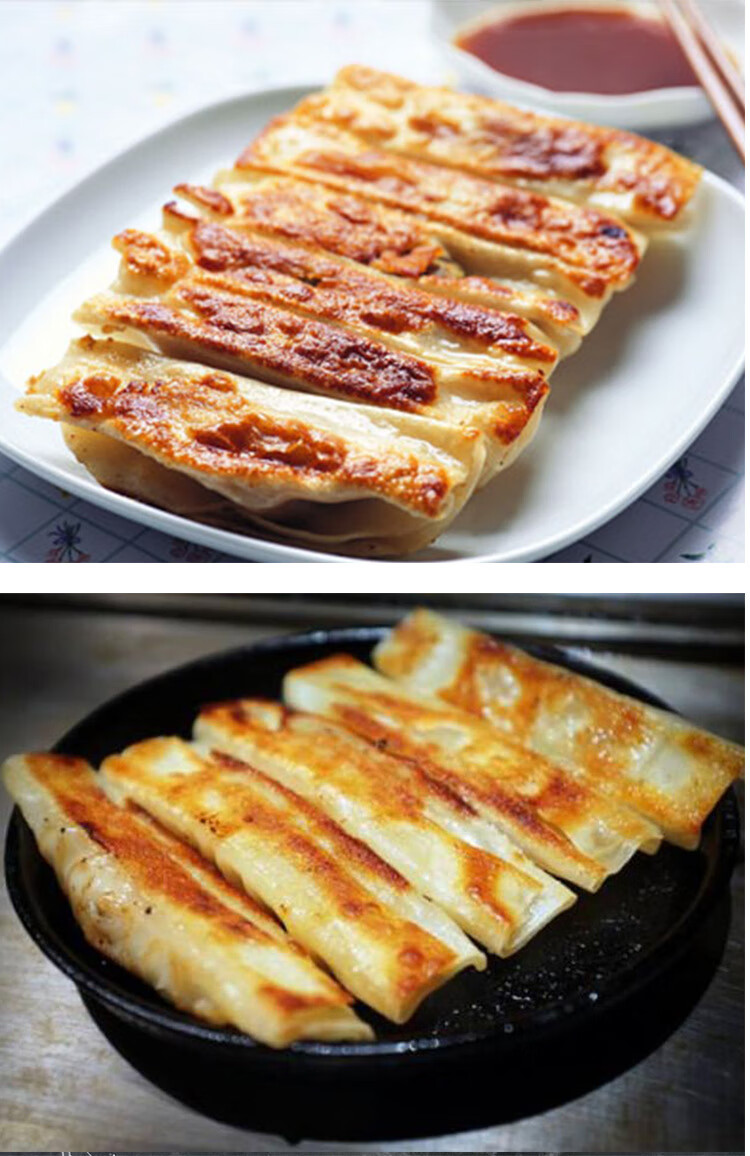 速冻中式面点锅贴 半成品早餐肉馅锅贴网红脆皮锅贴 1000克 1000克