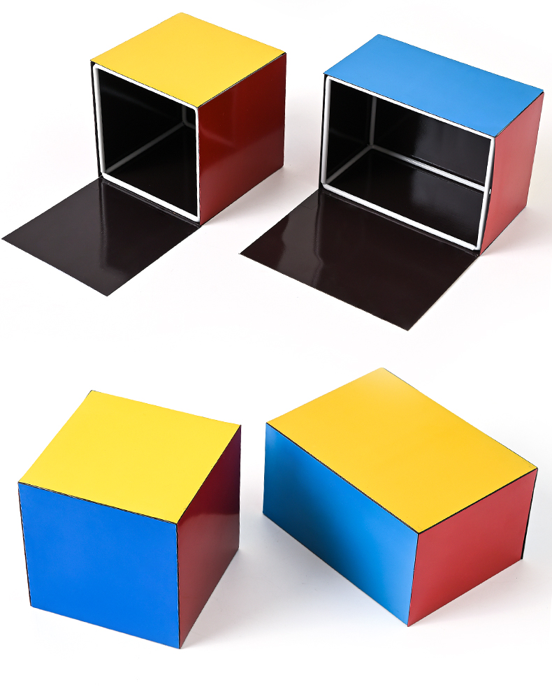 善知shands磁性正方体长方体数学教具棱长与表面积演示器框架可拆卸