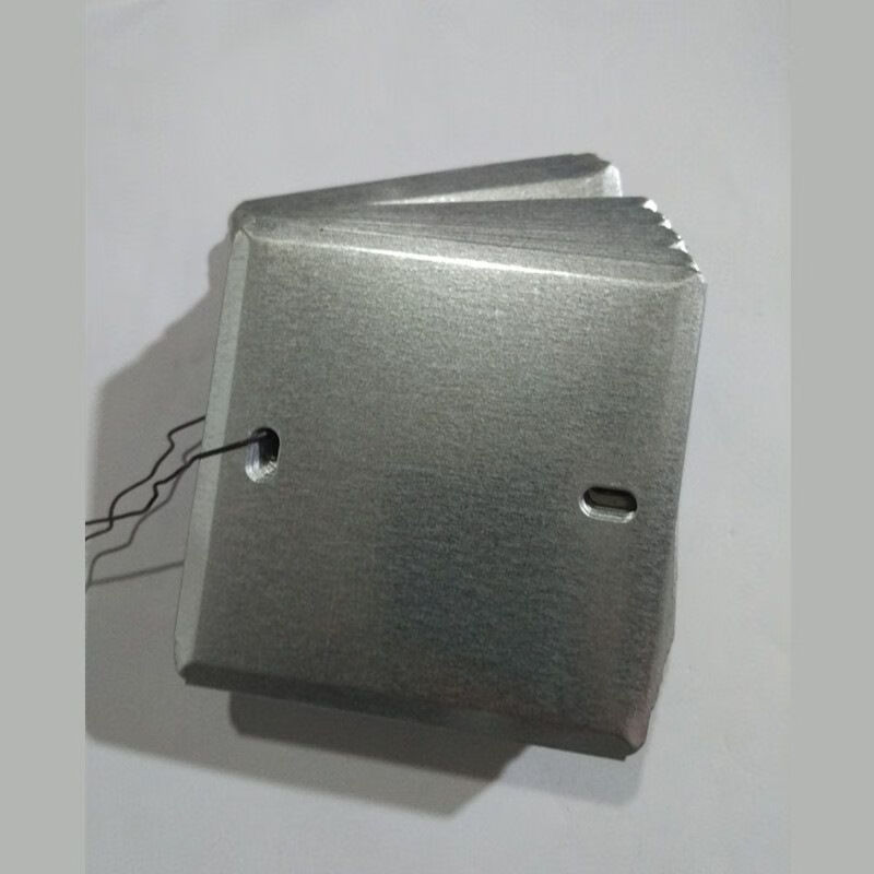 秋屏200个装86金属暗盒开关底盒镀锌空白面板铁盖板有孔无孔备注g可