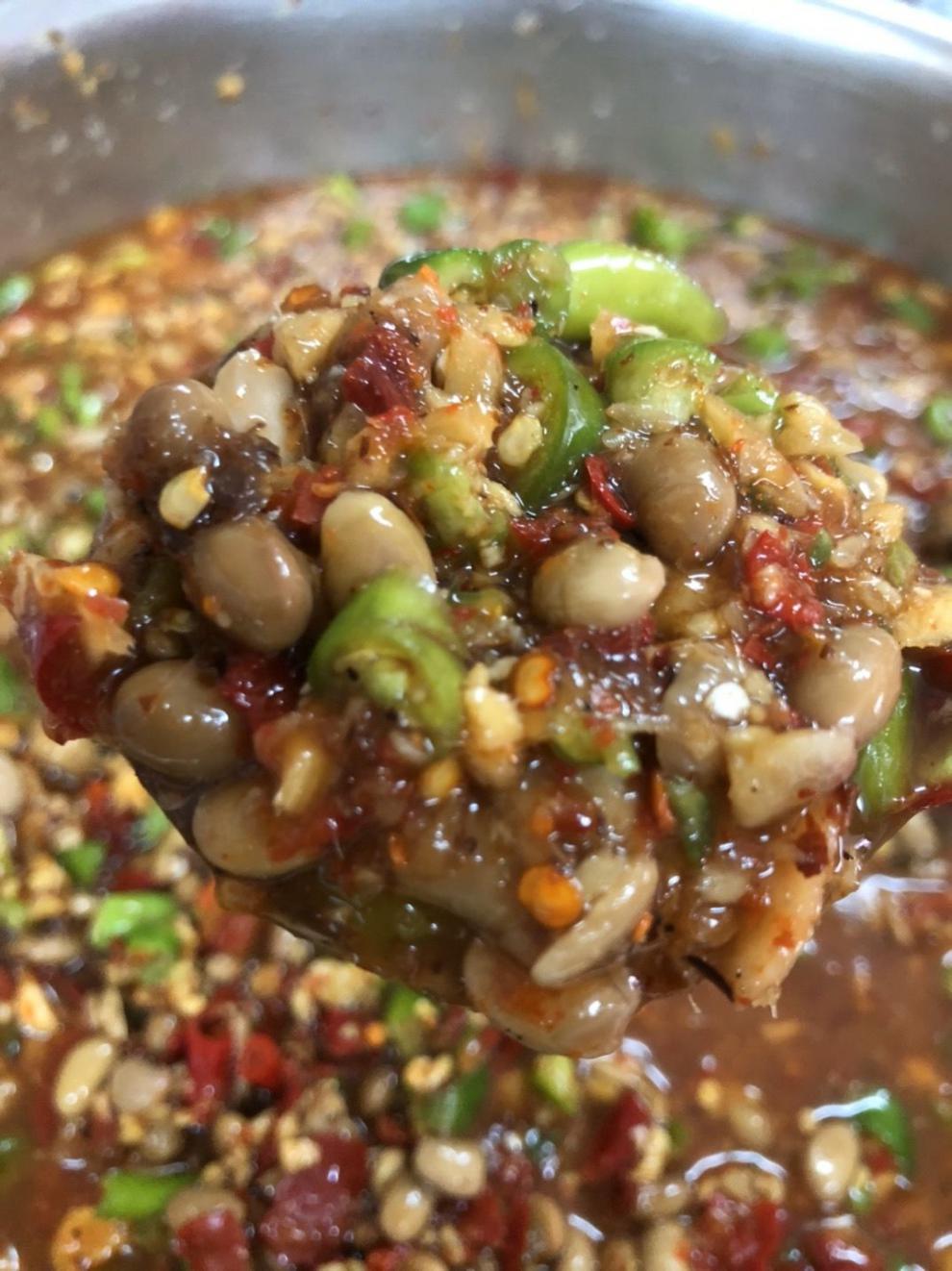 四川特产宜宾水豆豉农家自制麻辣水豆豉臭豆豉下饭菜水豆食 500g 1斤