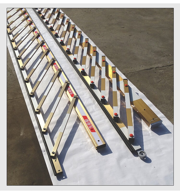 捷顺道闸杆栅栏式两栏杆停车场小区门卫升降杆拦车四方捷顺栅栏杆