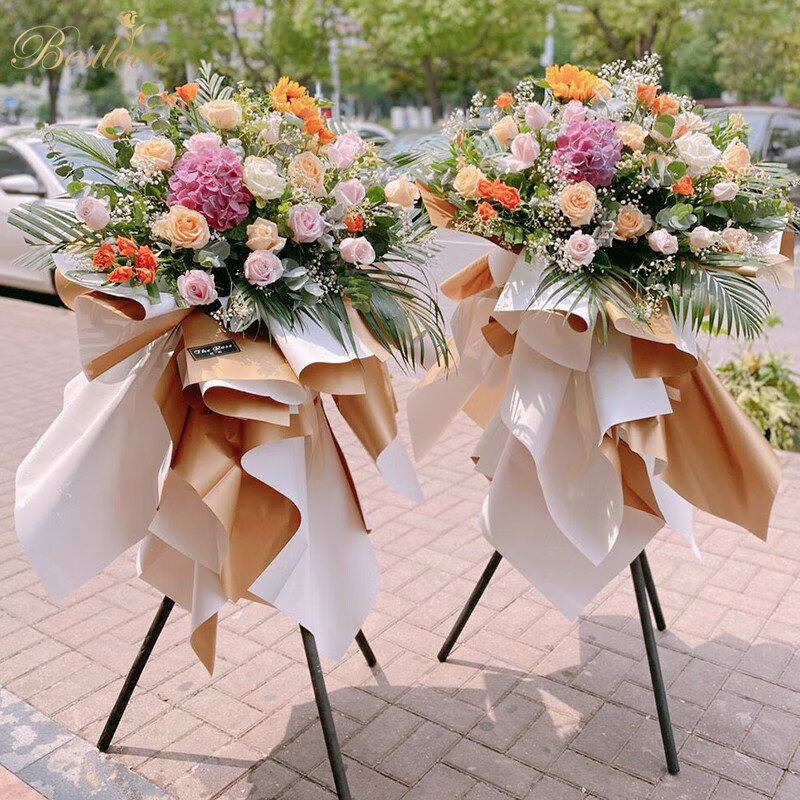 适用于创意气球开业花篮上海鲜花同城速递开张乔迁应援商务演出 深