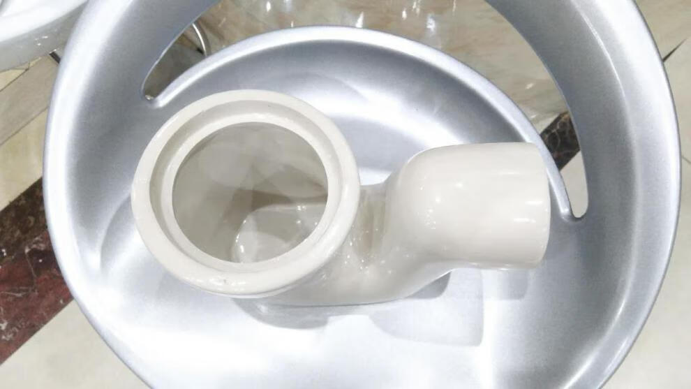 定制卫浴陶瓷弯头存水弯分体蹲便器防臭弯头配件下水管卫生间配件美洁