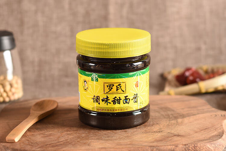 罗氏甜面酱360g炸酱面煎饼大葱蘸大酱烤鸭蘸酱京酱肉丝酱ys25罗氏