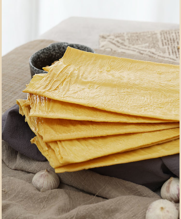 云南开远特产手工豆皮豆油皮干豆腐皮豆制品锅油炸凉拌批发云丝 1斤