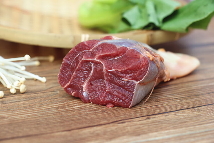 【京东生鲜】牛金钱腱子500g前腿牛腱子 梅花腱 小腱子新鲜现杀黄牛肉