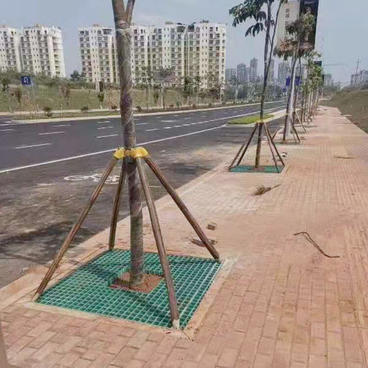 醉米玻璃钢格栅树池篦子护树板树坑树穴盖板绿化地网格塑料树篦子格栅