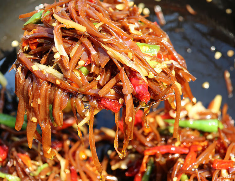 山东枣庄咸菜 300g 邳州辣炒咸菜丝农家自制辣椒炒芥菜辣疙瘩丝徐州