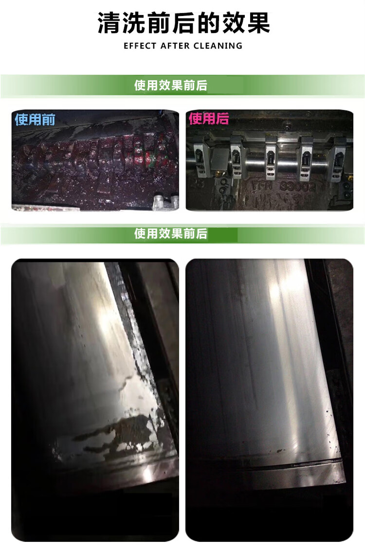 印刷机网纹辊清洗 印刷机后炮油墨清洗剂陶瓷网纹辊去除墨槽牙排顽固