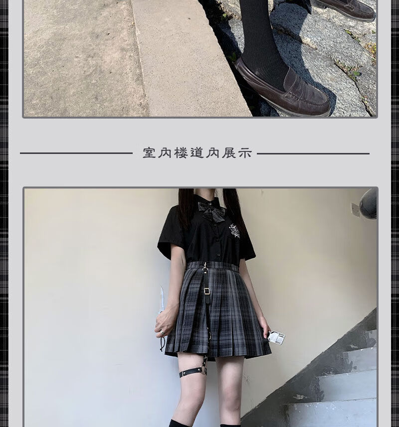 晉姬jk #孤城閉# 正版原創jk制服裙百褶裙短裙學生格裙半身裙校供2020