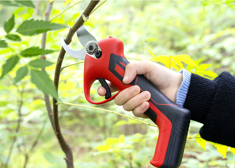 电动剪刀果树充电式剪树枝剪子电动修枝剪果园剪枝剪锂电园艺剪子72v4