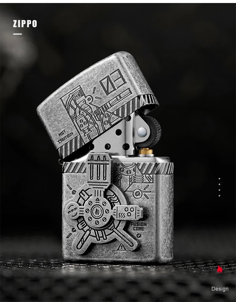 zippo煤油打火机之宝动能核力打火礼品礼物送男友 动能核力 新机无油