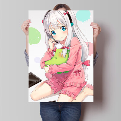 埃罗芒阿老师动漫海报周边二次元和泉纱雾壁纸宿舍卧室超大墙贴纸