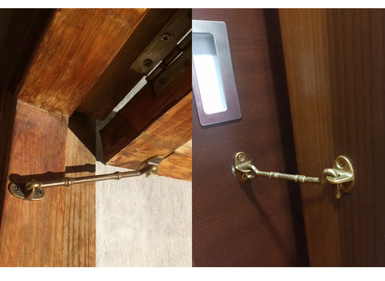 纯铜老式窗户防风钩窗钩仿古复古门窗固定器搭钩搭扣门扣窗勾挂钩定制