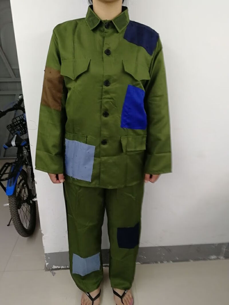 阁版乞丐服套装搞笑叫花子服装古代丐帮要饭衣服补丁演出服破烂古装男