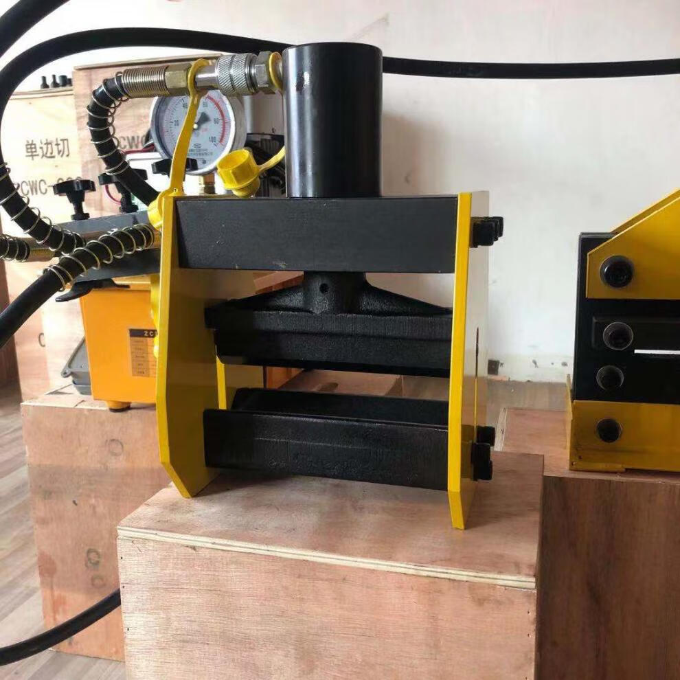 折弯机铜排加工机母线多功能三合一150200冲孔切断折弯电动液压钳三