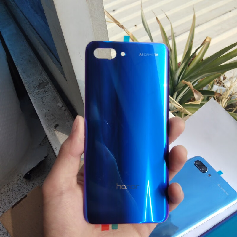 适用华为 荣耀10原装后盖玻璃 荣耀10后盖col-al10后屏玻璃 原装后壳 