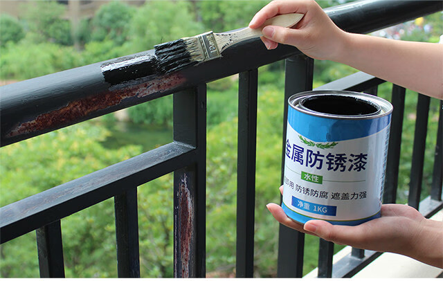 众炬防锈漆 油漆铁栏杆金属面漆防锈漆户外钢铁 水性金属防锈漆室内外