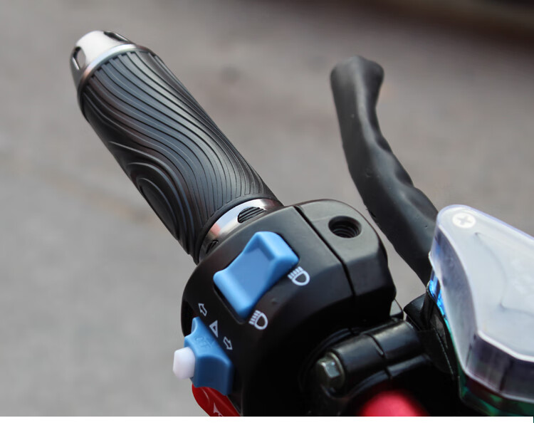 电动车调速转把 电瓶车油门把手调速加速器手把防滑铝合金转把 直纹