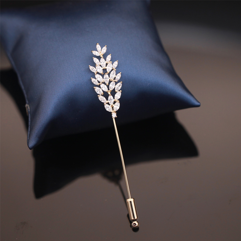 韩国一字胸针女西装大衣胸花别针固定衣服装饰女款西服插针蝴蝶一字针