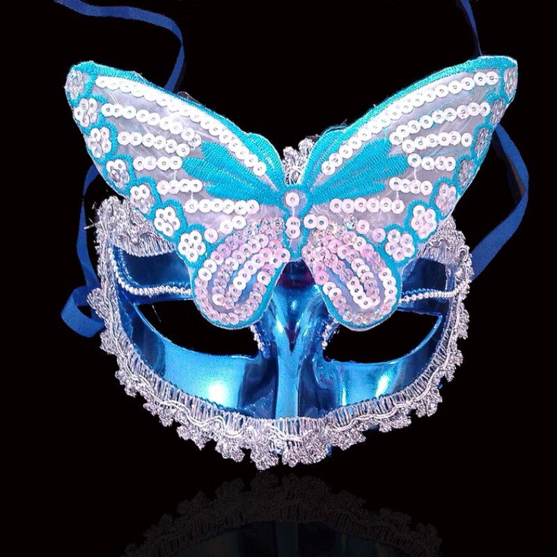 精选买21舞会面具女半脸圣诞节面具公主面具儿童面具女古风万圣节北极