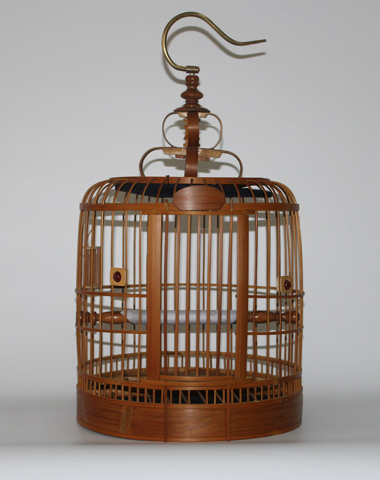 鸟笼子 竹质画眉鸟笼川笼画眉鸟笼 竹制鸟笼精品川笼 画眉笼 竹鸟笼