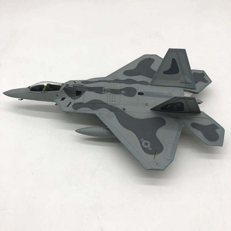 f22猛禽戰鬥機 金屬模型五代隱形戰鬥機猛禽f-22仿真合金飛機模型成品